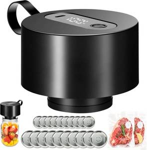 lot 2037 image: GURITHE Electric Mason Jar Vacuum Sealer for Wide & Regular Mouth Jars