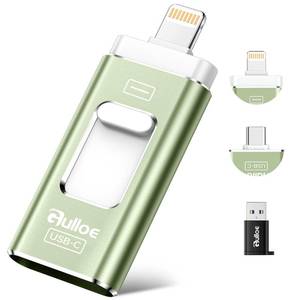 lot 2460 image: Gulloe 256GB Dual Interface USB Flash Drive for iPhone iPad Android PC