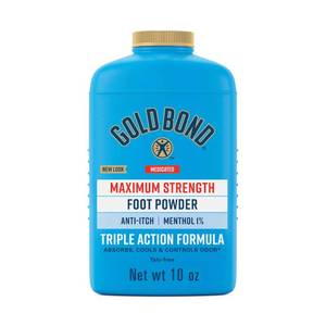 lot 2480 image: Gold Bond Medicated Foot Powder, Talc Free, 10 oz