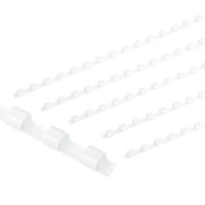 lot 2485 image: PATIKIL Plastic Binding Comb Spines 14 Inch 21 Ring 100 Pcs White