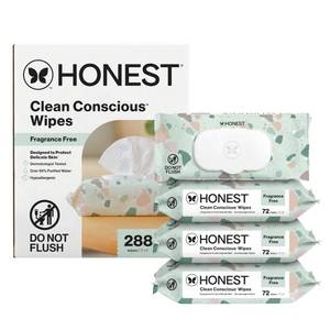 lot 5485 image: The Honest Company Multi-Use Baby Wipes  Geo Mood (only 3 packs)