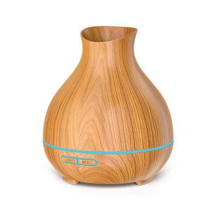 lot 5502 image: BZseed Aromatherapy Essential Oil Diffuser 550ml Wood Grain Humidifier