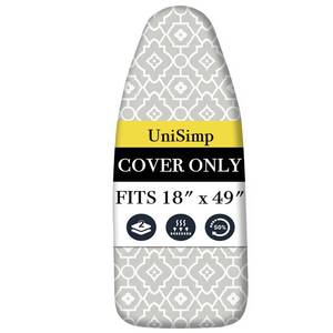 lot 5514 image: UniSimp Ironing Board Cover and Pad 18x49 Extra Wide Geometric
