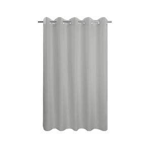 lot 6293 image: River Dream No Hook Fabric Shower Curtain Grey 71x72 Standard Size