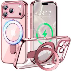 lot 6305 image: Clear Magnetic Case for iPhone 18 Pro Max with MagSafe and Stand