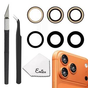 lot 6331 image: EMiEN Back Camera Lens Replacement Sapphire Glass iPhone 17 Pro & 17 Pro Max