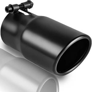 lot 6338 image: MuRealy Exhaust Tip 2.5 Inlet 3 Outlet 6 Length Stainless Steel