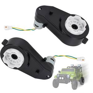 lot 6339 image: TooAemiS 2Pcs 12V RS550 40000RPM Ride On Car Motor Gearbox Replacement