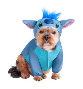 lot 6345 image: Rubies Stitch Pet Costume for Dogs or Cats, Small - Disney Lilo & Stitch