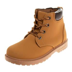 lot 6364 image: Josmo Kids Waterproof Hiking Construction Boots Wheat Size 1 Medium Big Kid