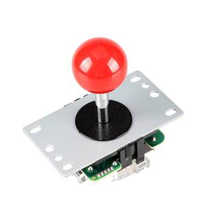lot 6392 image: EG STARTS Arcade Joystick 5 Pin 4-8 Way Red Classic Competition