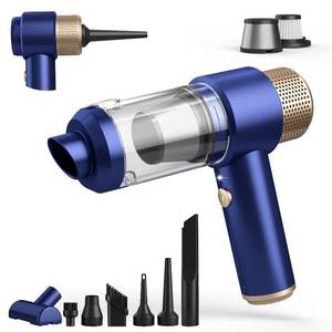 lot 6395 image: Vizeusvac Mini Car Vacuum Cleaner 16000Pa Cordless Handheld Vacuum