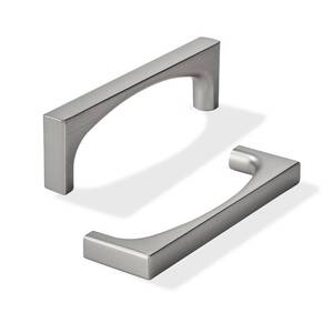 lot 6402 image: 10 Pack Brushed Nickel Cabinet Pulls 3-34 Inch Hole Spacing
