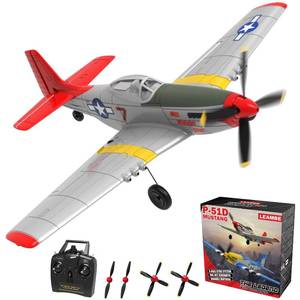 lot 7896 image: LEAMBE RC Airplane 4 Channel P51 Mustang Ready to Fly  Retail $119.99