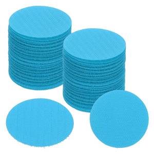 lot 8067 image: PATIKIL Carpet Spot Markers 2 Inch Hook and Loop Blue 50 Pcs