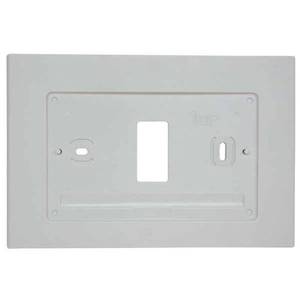 lot 8077 image: White-Rodgers Sensi Thermostat Wall Plate, White, 6.75 x 4.50 In, F61-2663