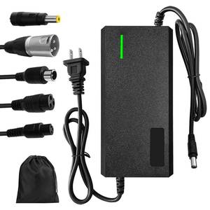 lot 8078 image: XIUWK 42V 5A Lithium Battery Charger, US Plug, 6 Output Plugs
