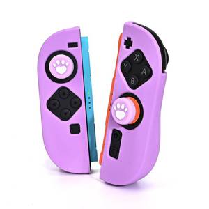 lot 8080 image: DLseego Protective TPU Case for Nintendo Switch 2 Joy-Con Controllers, Purple