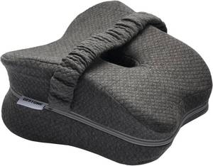 lot 9058 image: Knee Leg Pillow for Side Sleepers Sleeping, Long 13.8, Large, Black
