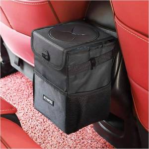 lot 10012 image: Ryhpez Car Trash Can with Lid, Hanging Trash Bin Car Garbage Can, Leakproof