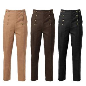 lot 10014 image: BPURB Mens Victorian Pants Cosplay Costume Steampunk Gothic Pants Trousers