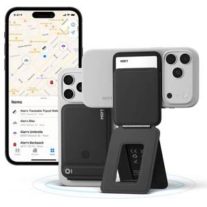 lot 10018 image: MOFT Trackable Tripod Wallet for Selfie,4-in-1 MagSafe Find My Phone Wallet