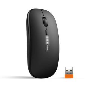 lot 10034 image: INPHIC Slim Wireless Mouse Rechargeable, 2.4G Silent Cordless