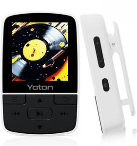 lot 10435 image: Yoton MP3 Player with Bluetooth, Max 64GB, HiFi, White, TF Card Required