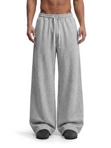 lot 10448 image: COOLGYM Mens Baggy Sweatpants Wide Leg Sweat Pants Uncuffed Loose Gym Y2K, Size XS