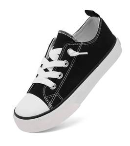 lot 10456 image: Cofopo Toddler Little Kid Cushioned Canvas Shoes Slip On Sneakers Soft and Durable, Size 7