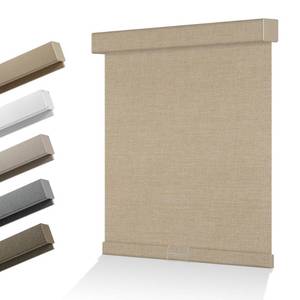 lot 11092 image: HOTSOON Blackout Roller Shades Indoor Windows Beige 29 x 72 Inch