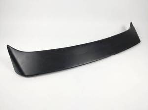 lot 11112 image: Matte Black Rear Roof Spoiler Wing with Integrated Red LED Brake Light