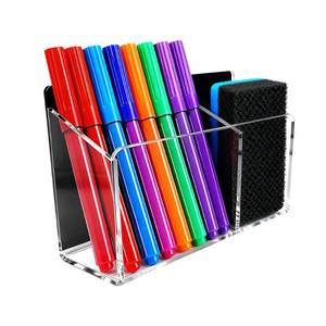 lot 13017 image: Magnetic Dry Erase Marker Holder Clear Acrylic Non-Slip