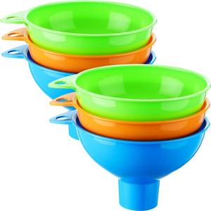 lot 13029 image: Nuogo Wide Mouth Canning Funnels 5.5 Inch 6 Pcs