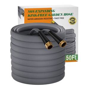 lot 13950 image: MEACKLE Garden Hose 50 FT Non-Expanding Kink-Free Water Hose