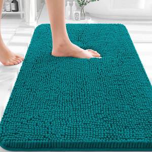 lot 13959 image: OLANLY Chenille Bath Rug 32 x 20 Inch Non-Slip Absorbent