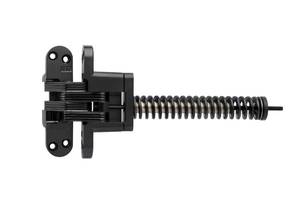 lot 13987 image: SOSS Invisible Door Closer Hinge 1-34 Doors Black E-Coat 218ICUS19  Retail $162.80