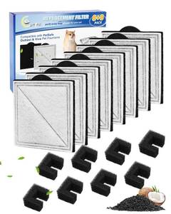 lot 13988 image: Cunina Cat Fountain Filters 88 Pack Compatible With PetSafe Outlast