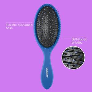 lot 14187 image: Conair Detangling Hair Brush Set, Wet or Dry Hair,