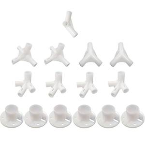 lot 14188 image: Lobergel Canopy Tent Replacement Connector & Feet Parts Set for 10x20 Gazebo