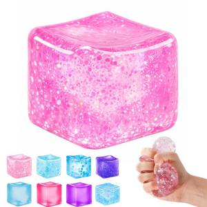 lot 14214 image: AlbTemp Cube Squishy Fidget Toy Slow Rising Sensory Stress Ball