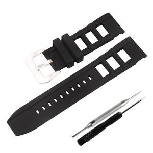 lot 14220 image: JETHENG Silicone Watch Band 26mm for Invicta 12965 12966 12964 15809