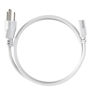 lot 14241 image: SHOPLED 5FT White Power Cord for T5 T8 Integrated LED Tube Lights