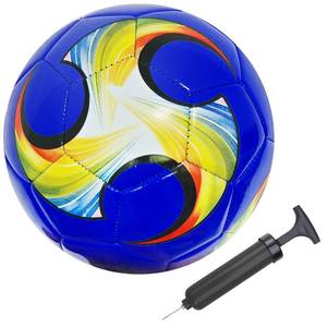 lot 14260 image: ABAJI Soccer Ball Size 3 4 5 Colorful Pattern With Pump Needle