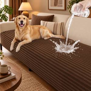 lot 17772 image: Smiry Waterproof Couch Cover for Dogs Non-Slip Washable Plush