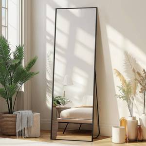 lot 17776 image: Delma Full Length Floor Mirror with Stand 56x15 Inch Black