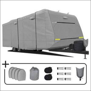 lot 17794 image: Lallker Travel Trailer RV Cover Fits 181 to 34 6-Layer Waterproof