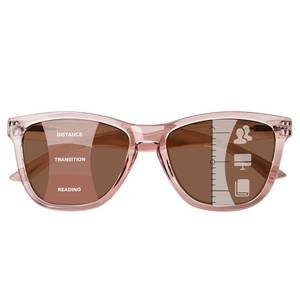 lot 18743 image: ZESAKER Progressive Reading Sunglasses Light Brown 3.0 Multifocal UV400