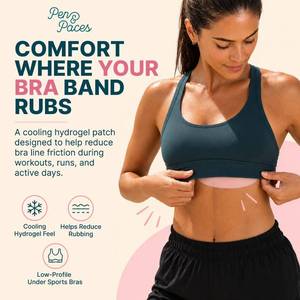lot 18745 image: Pen and Paces Hydrogel Sports Bra Chafing Barrier Patch