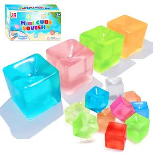 lot 18750 image: BSTDECOR Mini Cube Squishy Toys Stress 32 Pack Fidget Sensory
